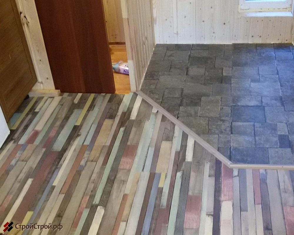 Ламинат на даче