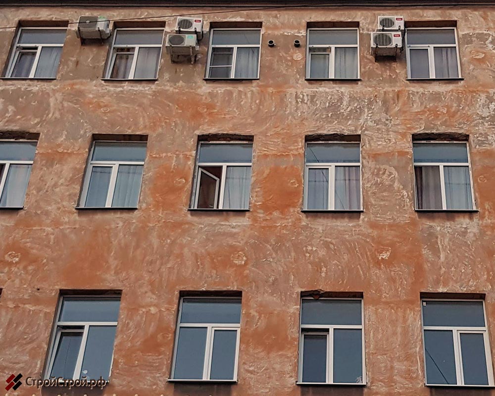 Кондиционеры на фасаде